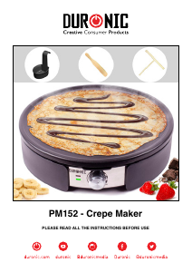 Manuale Duronic PM152 Crepiera