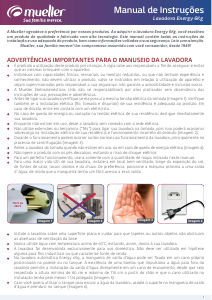 Manual Mueller Energy Máquina de lavar roupa