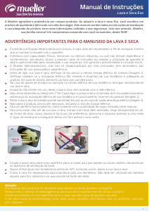 Manual Mueller Evo Máquina de lavar e secar roupa
