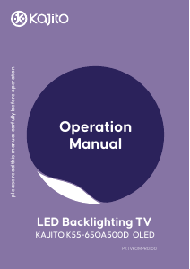 Bruksanvisning Kajito K55OA500D OLED TV