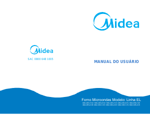 Manual Midea MM-20EL1VS Micro-onda