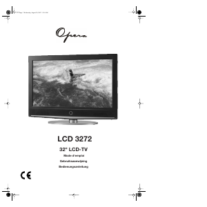 Mode d’emploi Opera LCD3272 Téléviseur LCD