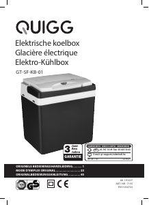 Bedienungsanleitung Quigg GT-SF-KB-01 Kühlbox