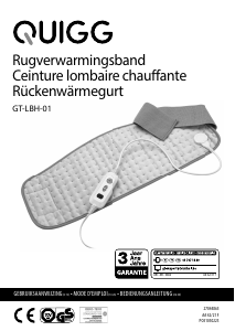 Bedienungsanleitung Quigg GT-LBH-01 Heizkissen