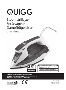 Bedienungsanleitung Quigg GT-SF-DBL-02 Bügeleisen
