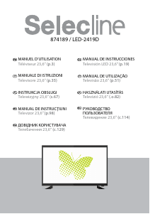 Használati útmutató Selecline LED-2419D LED-es televízió
