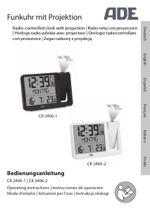 Handleiding ADE CK 2406-2 Wekker
