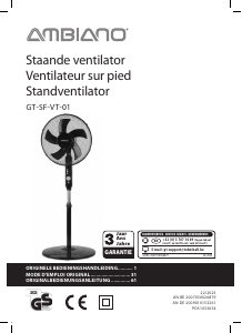 Bedienungsanleitung Ambiano GT-SF-VT-01 Ventilator