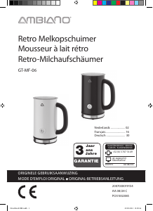 Bedienungsanleitung Ambiano GT-MF-06 Milchaufschäumer