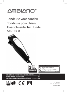 Bedienungsanleitung Ambiano GT-SF-THS-01 Tierhaarschneider