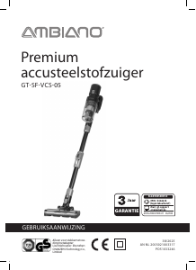 Handleiding Ambiano GT-SF-VCS-05 Stofzuiger