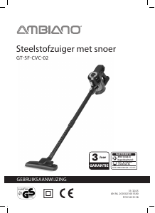 Handleiding Ambiano GT-SF-CVC-02 Stofzuiger