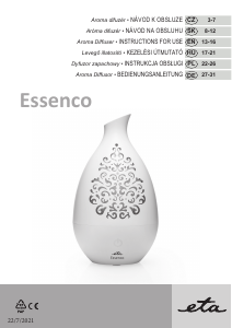 Használati útmutató Eta Essenco 1634 90000 Aromapárologtató