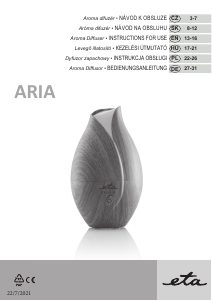 Bruksanvisning Eta Aria 8634 90000 Aromspridare