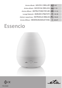 Návod Eta Essencio 0634 90000 Aróma difuzér