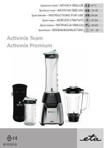Bedienungsanleitung Eta ActivMix Team 1103 90000 Standmixer