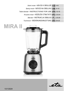 Bruksanvisning Eta Mira 9011 90000 Blender
