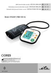 Manuál Eta Compact 2297 90000 Tonometr