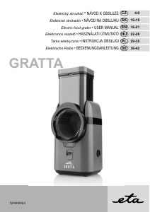Bedienungsanleitung Eta Gratta 5079 90000 Käsereibe