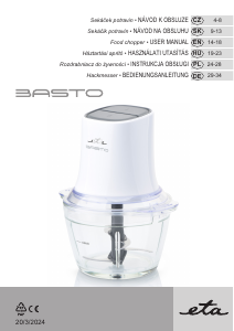 Bedienungsanleitung Eta Basto II 2079 90000 Universalzerkleinerer