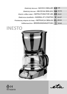 Manuál Eta Inesto 3174 90000 Kávovar