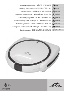 Használati útmutató Eta Pievo 0151 90000 Kontaktgrill