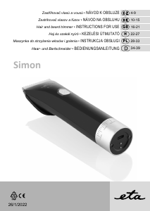 Instrukcja Eta Simon 7341 90000 Strzyżarka do włosów