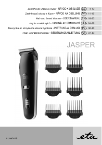 Bruksanvisning Eta Jasper 5345 90000 Hårklippare