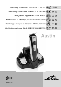 Bruksanvisning Eta Austin 8345 90000 Hårklippare