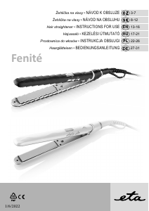 Bruksanvisning Eta Fenité 9336 90010 Plattång
