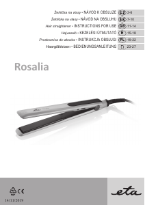 Bruksanvisning Eta Rosalia 4337 90000 Plattång
