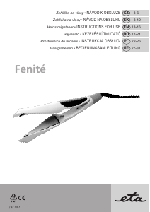Bruksanvisning Eta Fenité 8337 90000 Plattång