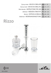 Bedienungsanleitung Eta Rizzo 1057 90000 Stabmixer