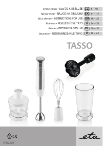 Bruksanvisning Eta Tasso 3056 90000 Stavmixer