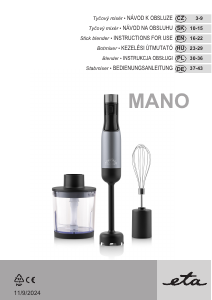 Használati útmutató Eta Mano 3219 90030 Botmixer