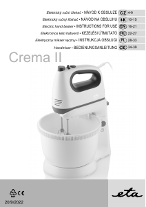 Bruksanvisning Eta Crema II 2052 90000 Elvisp