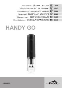 Használati útmutató Eta Handy Go 0253 90000 Kézi porszívó