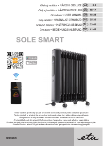 Bedienungsanleitung Eta Sole Smart 2625 90000 Heizgerät