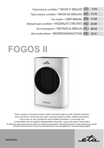 Bedienungsanleitung Eta Fogos II 4623 90000 Heizgerät