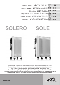 Használati útmutató Eta Solero 0625 90000 Hősugárzó