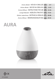 Manuál Eta Aura 7634 90000 Zvlhčovač