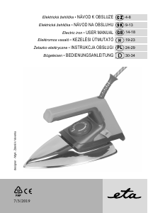 Instrukcja Eta Suchá 7246 90000 Żelazko