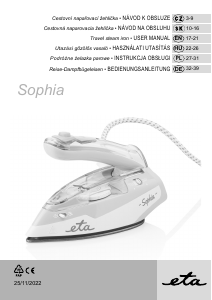 Instrukcja Eta Sophia 1271 90000 Żelazko