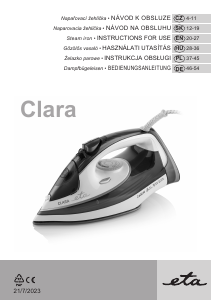 Instrukcja Eta Clara 1274 90000 Żelazko