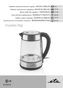 Bruksanvisning Eta Crystela Digi 7153 90000 Vattenkokare