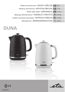 Instrukcja Eta Duna 2605 90010 Czajnik