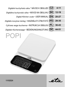 Bedienungsanleitung Eta Popi 6770 90000 Küchenwaage