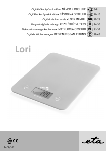 Használati útmutató Eta Lori 2777 90000 Konyhai mérleg