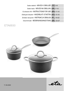 Bruksanvisning Eta Stellon 6930 90000 Gryta