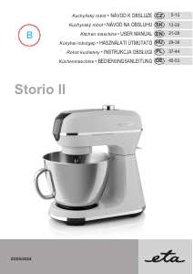 Instrukcja Eta Gratus Storio II 2043 90030 Mikser